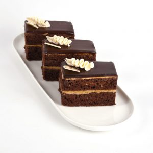 Chocolate Gateaux Cake Slice