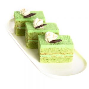 Matcha Tea Cake Slice