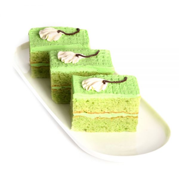 Gluten Free Matcha Tea Cake Slice